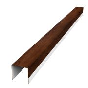 Планка вертикальная обратная для забора жалюзи Palermo 0,45 Print Premium с пленкой Cherry Wood Fresh