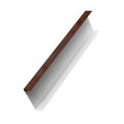 Декоративная накладка на столб универсальная 62х55 для забора жалюзи 0,45 Print Premium с пленкой Cherry Wood Fresh