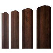Штакетник М-образный B фигурный 0,45 Print-Double Premium Cherry Wood Lite Fresh