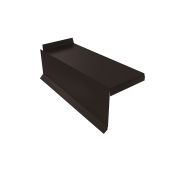 Планка торцевая сегментная Квадро профи Правая 0,45 Drap TX RR 32 темно-коричневый