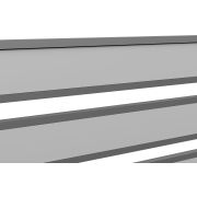 Крепежная планка нижняя Texas 0,5 Velur X с пленкой RAL 8017 шоколад