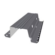 Вентилируемый прогон опорный фальц 0,45 PE RAL 7004 сигнальный серый (0,5м)