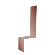 Планка примыкание боковое фальц 0,45 Drap ST RAL 8004 терракота (2м)