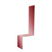 Планка примыкание боковое фальц Grand Line 0,5 Rooftop Бархат RAL 3011 коричнево-красный (2м)