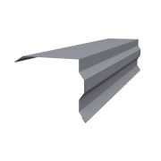 Планка торцевая фигурная 100х85 0,45 Drap TX RAL 7004 сигнальный серый (2м)