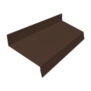 Отлив простой 50 0,5 Satin с пленкой RAL 8017 шоколад (3м)