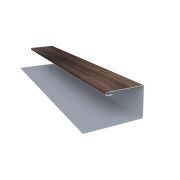 Планка П-образная (Блок-хаус, Экобрус) Grand Line 0,45 Print Premium Almond Wood Fresh (2,5м)