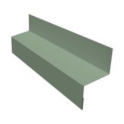 Отлив межэтажный 35 0,45 PE с пленкой RAL 6019 бело-зеленый (2м)