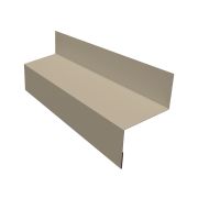 Отлив межэтажный 45 0,5 Satin с пленкой RAL 1015 светлая слоновая кость (2,5м)