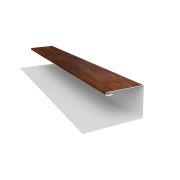 Планка П-образная (Блок-хаус, Экобрус) Grand Line 0,45 Print Premium Cherry Wood Fresh (2,5м)