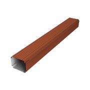 Труба гофрированная Vortex Lite 76х102х1000 мм PE RAL 8004 терракота