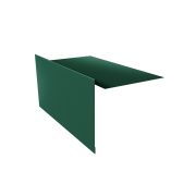 Планка ветровая для мягкой кровли 100х20х70 0,4 PE с пленкой RAL 6005 зеленый мох (3м)