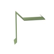 Планка ветровая для мягкой кровли двойная завальцовка 60х30х90 0,45 PE с пленкой RAL 6019 бело-зеленый (2м)