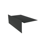 Планка ветровая для мягкой кровли 100х20х100 0,45 Drap TX RAL 7016 антрацитово-серый (2м)