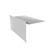 Планка ветровая для мягкой кровли 100х20х70 0,45 PE с пленкой RAL 7004 сигнальный серый (2м)