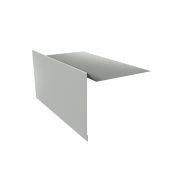 Планка ветровая для мягкой кровли 100х20х70 0,45 PE с пленкой RAL 7005 мышино-серый (2,5м)