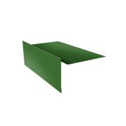 Планка ветровая для мягкой кровли 100х20х100 0,45 PE с пленкой RAL 6002 лиственно-зеленый (2м)