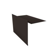Планка ветровая д/м.кровли 130х25х100 0,45 Drap ST RR 32 темно-коричневый (3м)