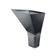 Воронка водосборная прямоугольная Vortex Matt 127мм RAL 7024