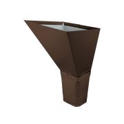 Воронка водосборная прямоугольная Vortex Matt 127мм RAL 8017