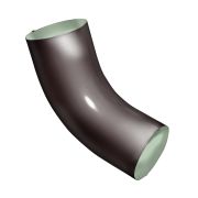 Колено 60 град Optima 100мм RAL 8017