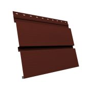 Квадро брус 3D 0,5 GreenCoat Pural BT, matt с пленкой RR 750 кирпично-красный (RAL 8004 терракота)