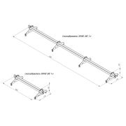 Снегозадержатель (элемент безопасности кровли) трубчатый оцинкованный окрашенный Grand Line 3 м