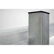 Столб (труба) для забора металлический оцинкованный Grand Line 3 м/п