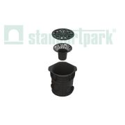 Дождесборник S\'park ДС-25-ПП пластиковый круглый с решеткой чугунной