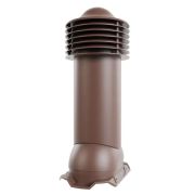 Вентиляционный выход Viotto 125 мм утепленный с проходным элементом на профнастил С-20