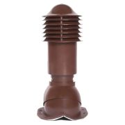 Вентиляционный выход Viotto 110 мм утепленный для кровли из металлочерепицы типа монтеррей