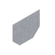 Заглушка стальная оцинкованная для лотка BetoMax Basic DN100 Н125