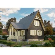 Сайдинг брус Docke D6S INTENSIVE Графит