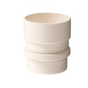 Муфта соединительная для водостока Lux Латте, (RAL 1000)