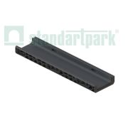 Лоток водоотводный пластиковый PolyMax Basic DN200 h80