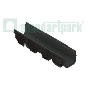 Лоток водоотводный пластиковый PolyMax Basic DN200 h200